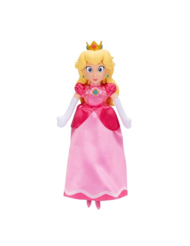 Super Mario Galaxy Movie Peluche Princess Peach 23 cm JAK43257I Jakks Pacific | Futurartshop.com