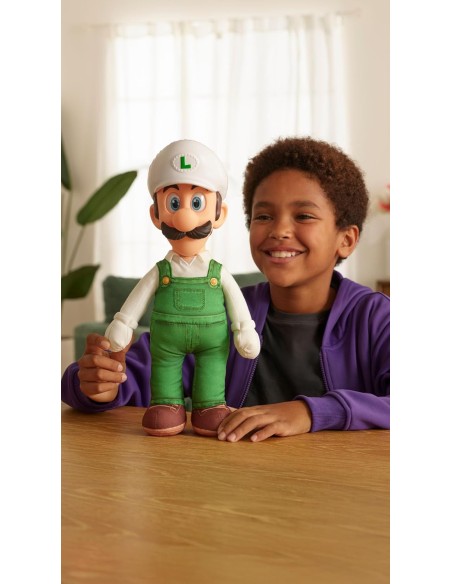 Super Mario Galaxy Movie Luigi Jumbo Embroidered Plush 35 cm JAK43237I Jakks Pacific | Futurartshop.com