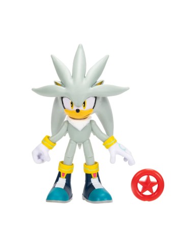 Sonic the Hedgehog Personaggio Silver Action Figure con Red Star JAK41219I Jakks Pacific | Futurartshop.com