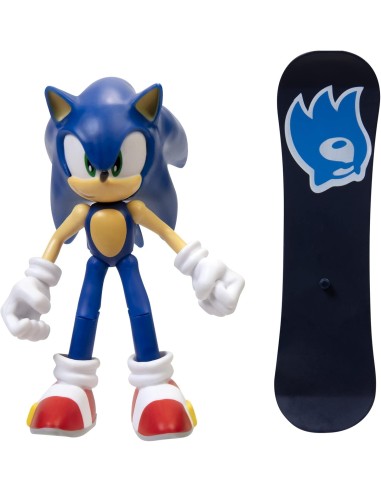 Sonic the Hedgehog Personaggio Sonic con Snowboard Action Figure JAK40391 Jakks Pacific | Futurartshop.com