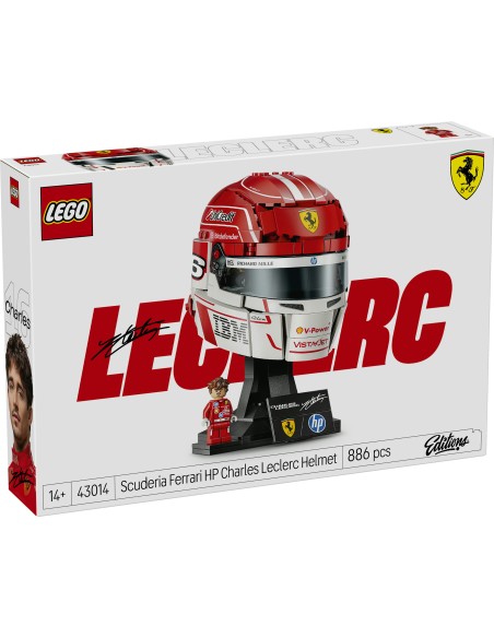 LEGO Editions 43014 Casco Charles Leclerc Scuderia Ferrari HP F1 LEG6590599 Lego | Futurartshop.com