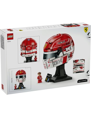 LEGO Editions 43014 Charles Leclerc Ferrari Helmet Scuderia Ferrari HP LEG6590599 Lego | Futurartshop.com