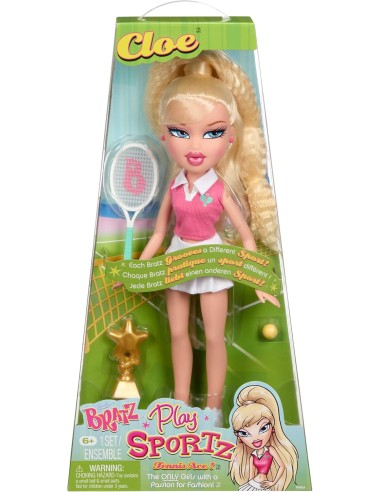 Bratz Play Sportz Cloe Bambola Tennis con Accessori Sportivi MGA569527 MGA | Futurartshop.com