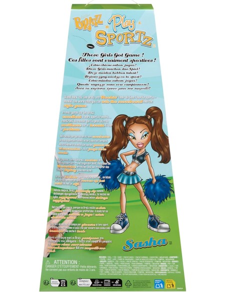 Bratz Play Sportz Sasha Bambola Cheerleader con Accessori MGA569565 MGA | Futurartshop.com