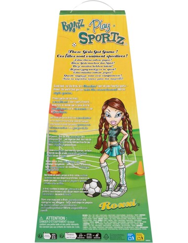 Bratz Play Sportz Roxxi Soccer Doll with Sports Accessories MGA56558 MGA | Futurartshop.com