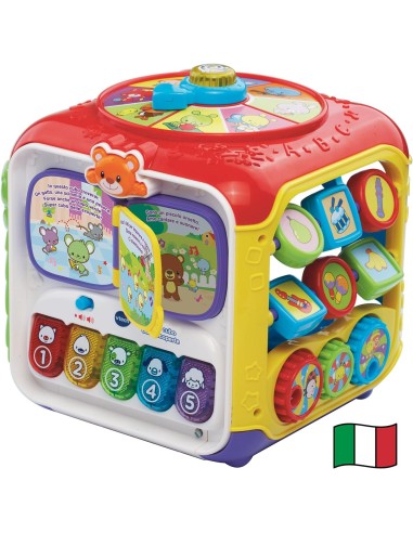 Super Cubo delle Scoperte Gioco Educativo Interattivo VIT183407 Vtech | Futurartshop.com