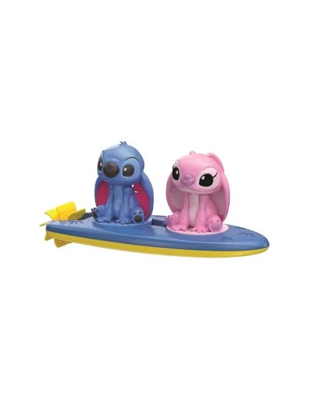 Disney Stitch and Angel Surf Bath Toy Set for Kids CLE17627 Clementoni | Futurartshop.com