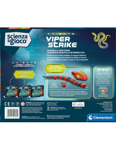Scienza e Gioco Viper Robot Kit Scientifico CLE19462 Clementoni | Futurartshop.com