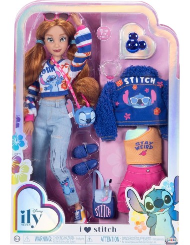 Disney ILY 4EVER Bambola Ispirata a Stitch con Accessori JAK239344 Jakks Pacific | Futurartshop.com