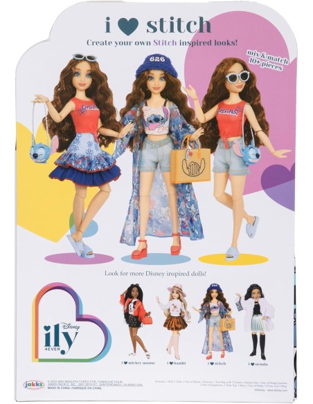 Disney ILY 4EVER Bambola Stitch Fashion Doll 30 cm JAK228574 Jakks Pacific | Futurartshop.com