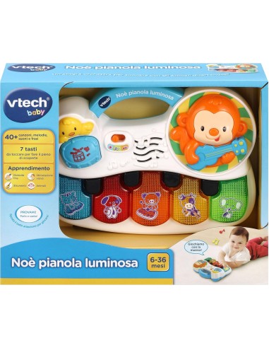 Noè Pianola Luminosa Pianoforte Giocattolo Musicale Baby VIT150807 Vtech | Futurartshop.com