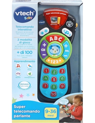 Super Remote Control Baby Interactive Learning Toy VIT606279 Vtech | Futurartshop.com