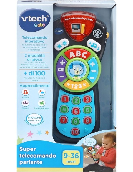 Super Remote Control Baby Interactive Learning Toy VIT606279 Vtech | Futurartshop.com