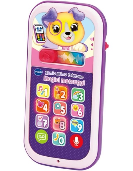 My First Phone Magic Messages Pink Interactive Baby Toy VIT620959 Vtech | Futurartshop.com