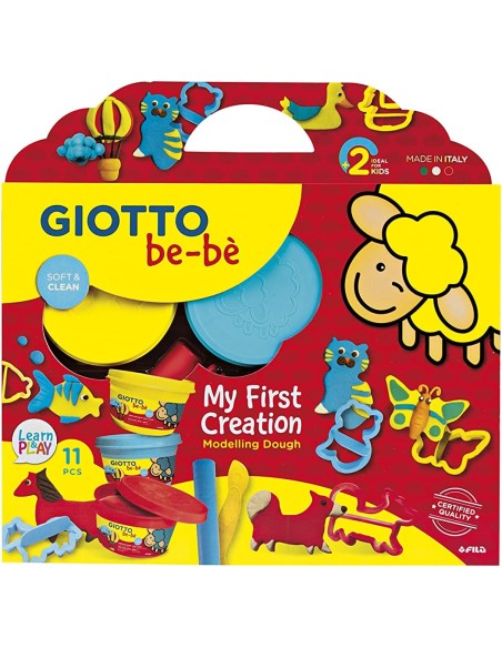 Giotto Be-Bè My First Creation Pasta Modellabile 3 Vasetti 100g ARVF462900 Giotto | Futurartshop.com