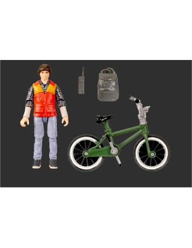 Stranger Things Action Figure with Bicycle and Accessories 10 cm REISTRT0200 Jazwares | Futurartshop.com