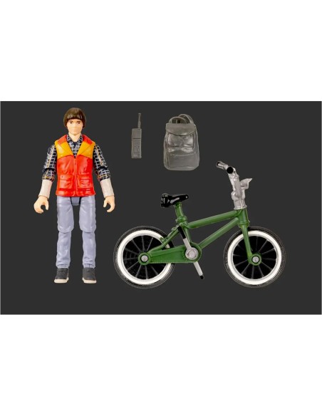 Stranger Things Action Figure with Bicycle and Accessories 10 cm REISTRT0200 Jazwares | Futurartshop.com