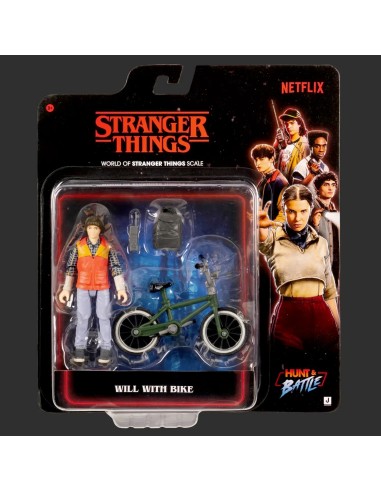 Stranger Things Action Figure with Bicycle and Accessories 10 cm REISTRT0200 Jazwares | Futurartshop.com