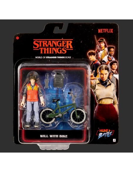 Stranger Things Action Figure with Bicycle and Accessories 10 cm REISTRT0200 Jazwares | Futurartshop.com