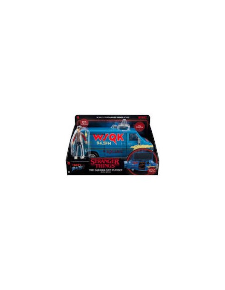 Stranger Things WSQK Van with Lights Sounds and 10 cm Figure REISTRT0500 Jazwares | Futurartshop.com