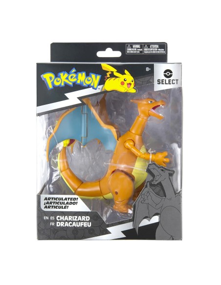 Pokémon Select Charizard Personaggio Articolato Action Figure REIPK040400 Jazwares | Futurartshop.com