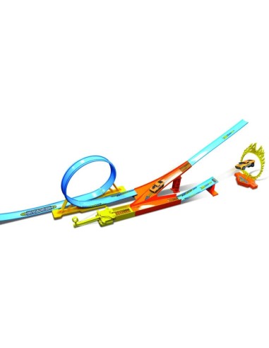 Fresh Metal 100 Loop & Launch Stunt Set with 1 Car – Action Track ROU12552 Burago | Futurartshop.com
