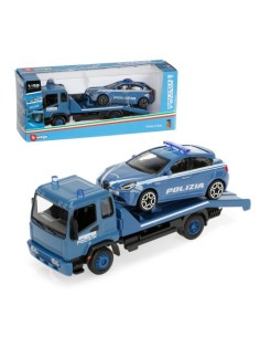 Police Tow Truck Die-Cast 1:43 with Car GOL18-31425 Burago | Futurartshop.com