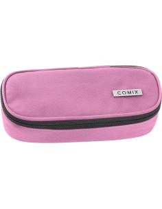 Oval Pencil Case Monocolour Mauve School PAN73829MA Panini | Futurartshop.com