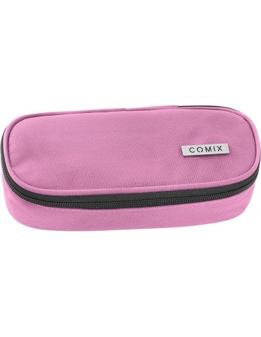 Oval Pencil Case Monocolour Mauve School PAN73829MA Panini | Futurartshop.com