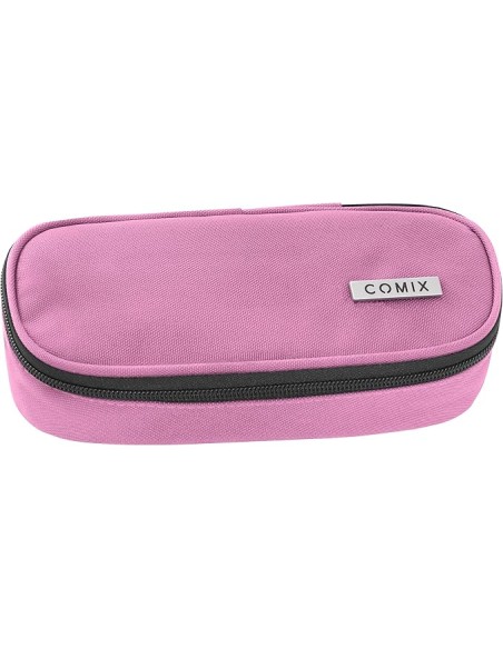 Oval Pencil Case Monocolour Mauve School PAN73829MA Panini | Futurartshop.com