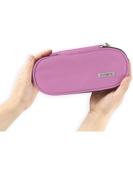 Astuccio Ovale Monocolore Mauve Scuola PAN73829MA Panini | Futurartshop.com