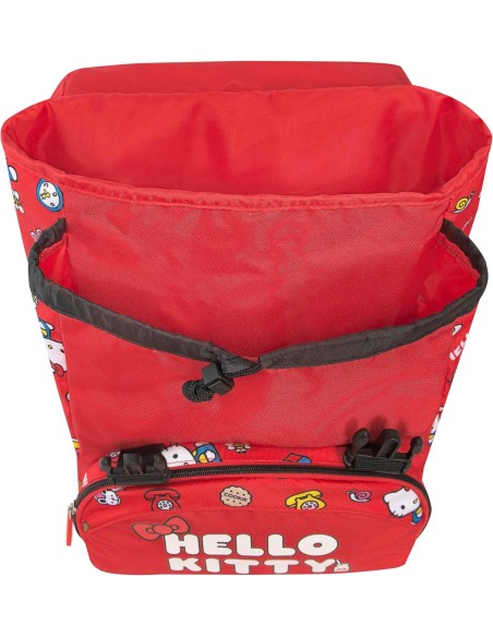 Hello Kitty Small Red Primary School Backpack PAN75557 Panini | Futurartshop.com
