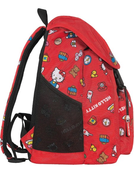 Hello Kitty Small Red Primary School Backpack PAN75557 Panini | Futurartshop.com