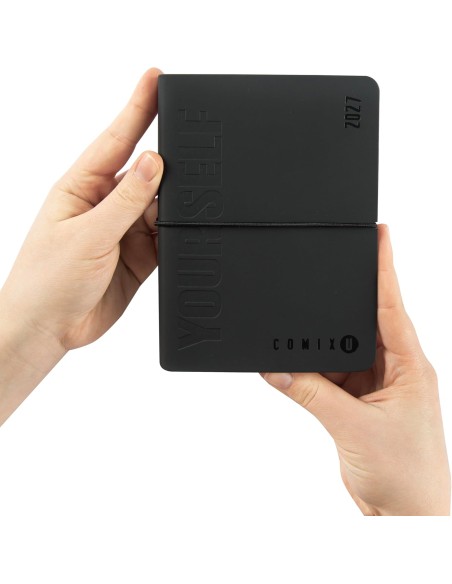 U Yourself Daily Diary Mini 16 Months Black 2026-2027 PAN75662BK Panini | Futurartshop.com
