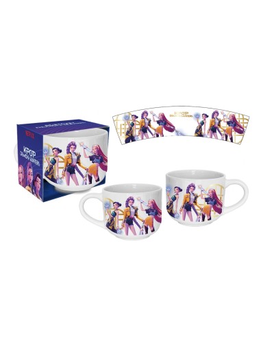 Tazza Jumbo K-Pop Demon Hunters Tazza Grande Ceramica CORW17162 Coriex | Futurartshop.com