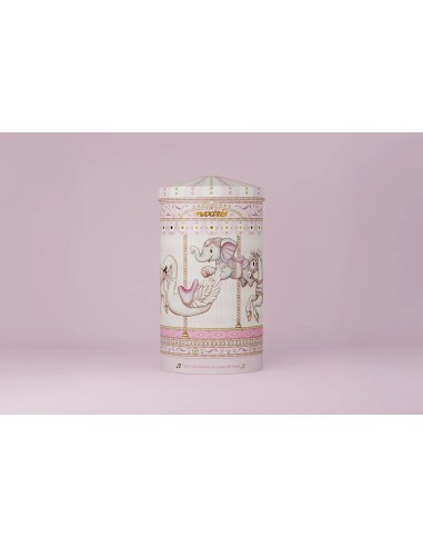Baby Pink Music Box Tin Wrapped Chocolate Almonds 160g MAXMAXBABYCARR  | Futurartshop.com