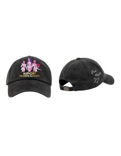 K-Pop Demon Hunters black Baseball Cap Adjustable Hat CORW17063 Coriex | Futurartshop.com