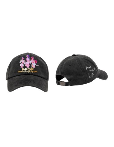 K-Pop Demon Hunters black Baseball Cap Adjustable Hat CORW17063 Coriex | Futurartshop.com