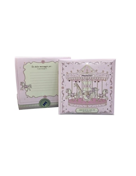 Tavoletta Baby Rosa Cioccolato Latte 70g MAXESPMAXBABYTABR  | Futurartshop.com