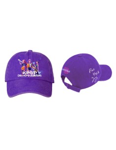 K-Pop Demon Hunters viola Baseball Cap Adjustable Hat CORW17062 Coriex | Futurartshop.com