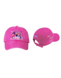 K-Pop Demon Hunters Pink Baseball Cap Adjustable Hat CORW17061 Coriex | Futurartshop.com