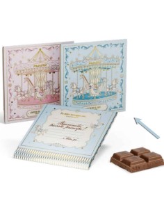 Baby Boy Milk Chocolate Bar Blue Wrapper 70g MAXESPMAXBABYTABC  | Futurartshop.com
