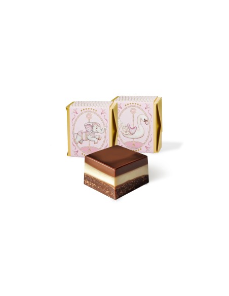 Baby Cremino Rosa Cioccolatini Incartati Busta 500g MAXMAXBABYCRER50  | Futurartshop.com