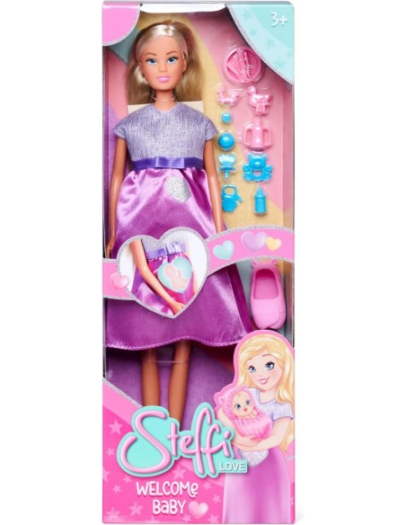 Steffi Love Welcome Baby Bambola Incinta con Accessori SIM105733988 Simba Toys | Futurartshop.com
