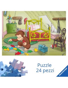 Puzzle George la Scimmietta 24 Pezzi Puzzle da Pavimento Bambini 3+ RAV030460 Ravensburger | Futurartshop.com 2