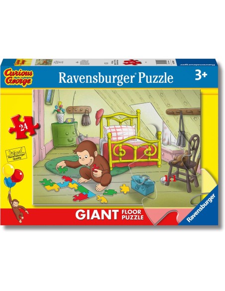 Puzzle George la Scimmietta 24 Pezzi Puzzle da Pavimento Bambini 3+ RAV030460 Ravensburger | Futurartshop.com