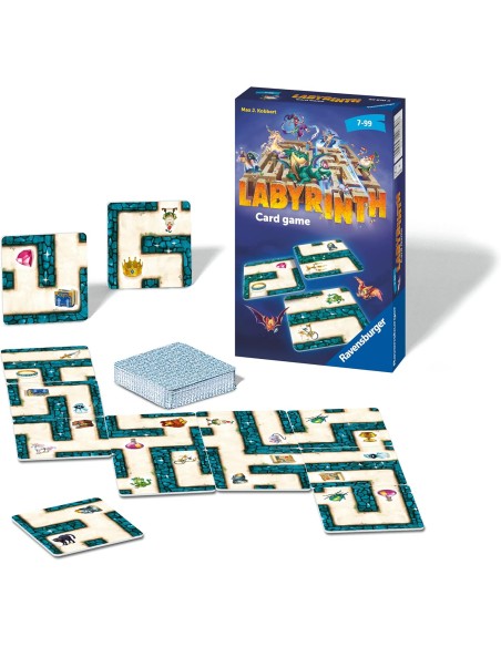 Labyrinth Travel Card Game Maze Card Game RAV20870 Ravensburger | Futurartshop.com
