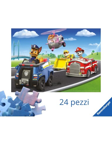 Puzzle Paw Patrol 24 Pezzi Puzzle da Pavimento Bambini RAV030897 Ravensburger | Futurartshop.com