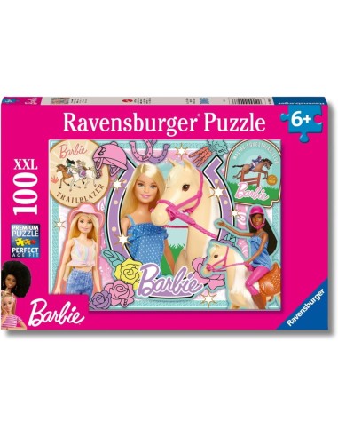 Puzzle XXL Barbie 100 Pezzi per Bambini 6+ RAV120040286 Ravensburger | Futurartshop.com