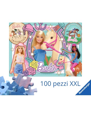 Puzzle XXL Barbie 100 Pezzi per Bambini 6+ RAV120040286 Ravensburger | Futurartshop.com